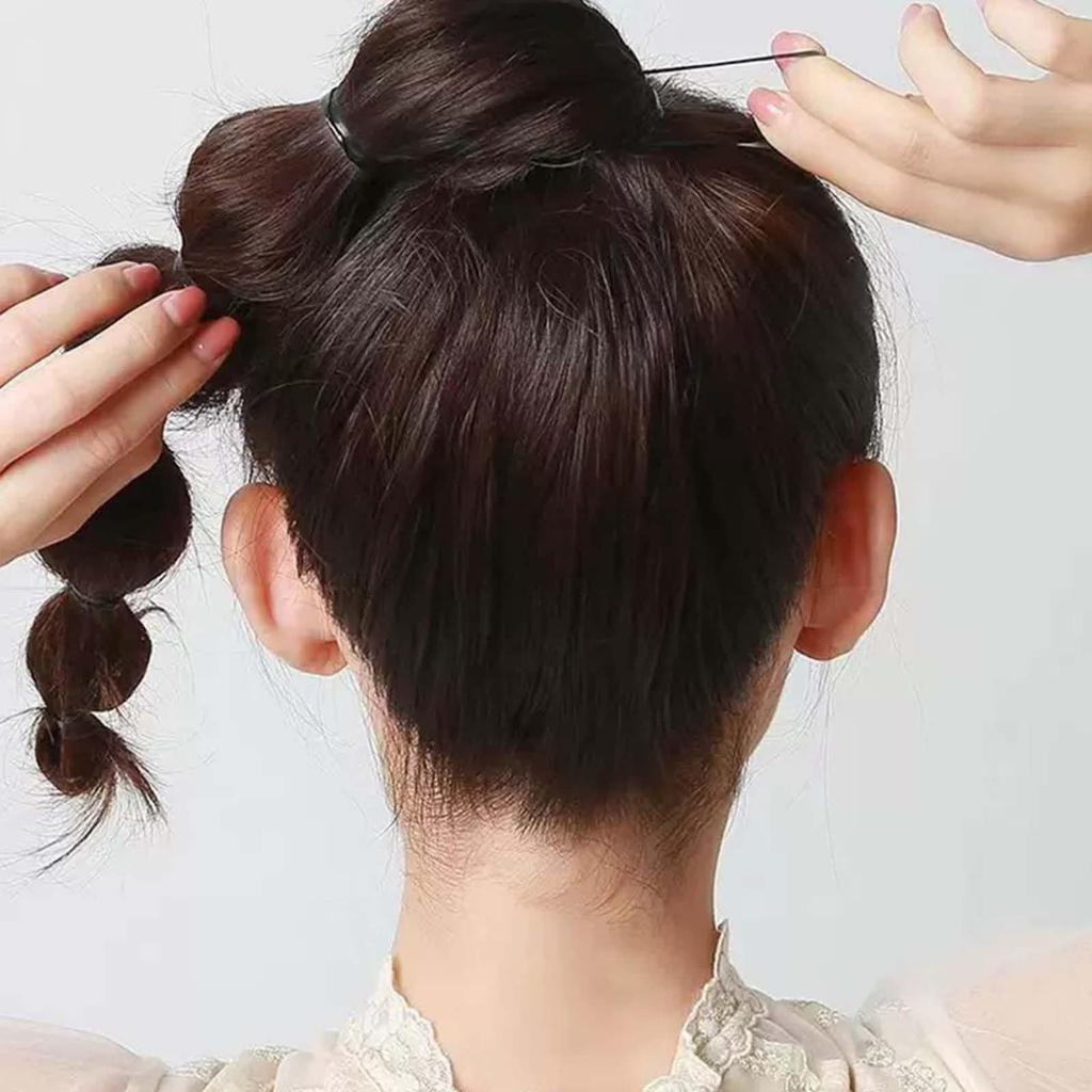 Disposable Silicone Hair Ties for Kids (Approx. 500 Count) Baby Hair Ties, Small, Black, PU Rubber Bands, Birthday Decorations, Hair Ornaments, Hair