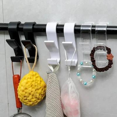 5pcs/10pcs Bathroom Hanger Clips Heated Towel Radiator Rail Hook Holder Multifunction Drying Rack Hook Towel Clothes Storage Hanger