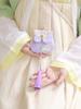High-End Portable Sachet for Chinese Valentine's Day, Traditional Style Hanfu Pouch with Tassels, Embroidered Hanging Neck Fragrance Bag with Mugwort
