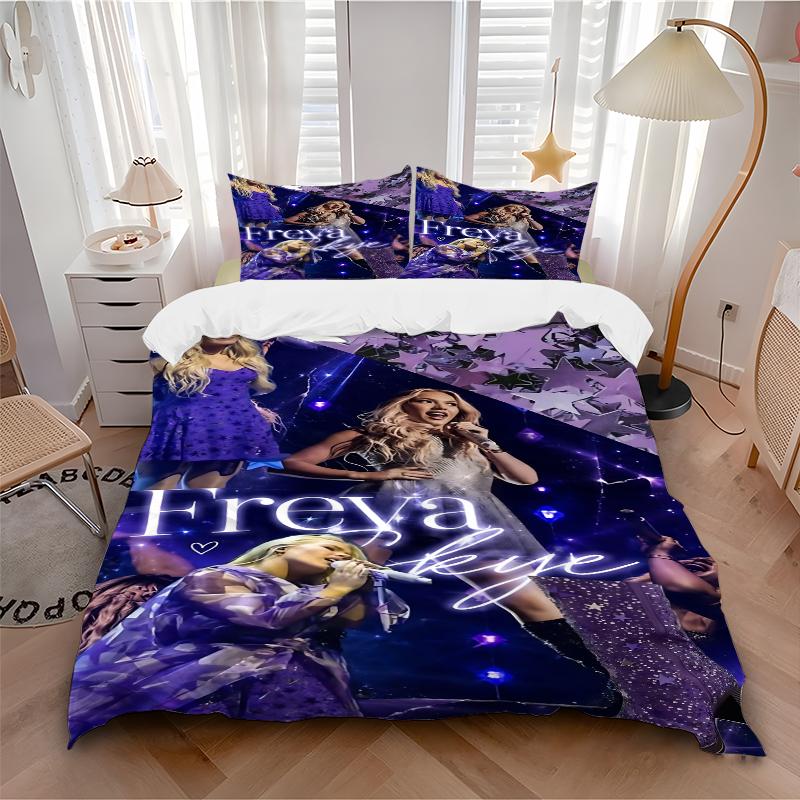 3Pcs Freya Skye Performance Bedding Sets For All Sizes New 3D Printed Bed Cover Comforter Duvet Cover Pillowcase Bedroom Decoration