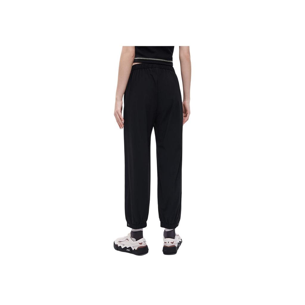 Fila Fusion Urban Tech Versatile Knitted Sports Pants Men Bottoms Black T11M331601FBK
