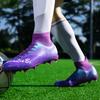 Men's High-top Football Shoes Colorful Outdoor Long-spike Sports Football Boots Large Size Youth Sports Kids Football Boots