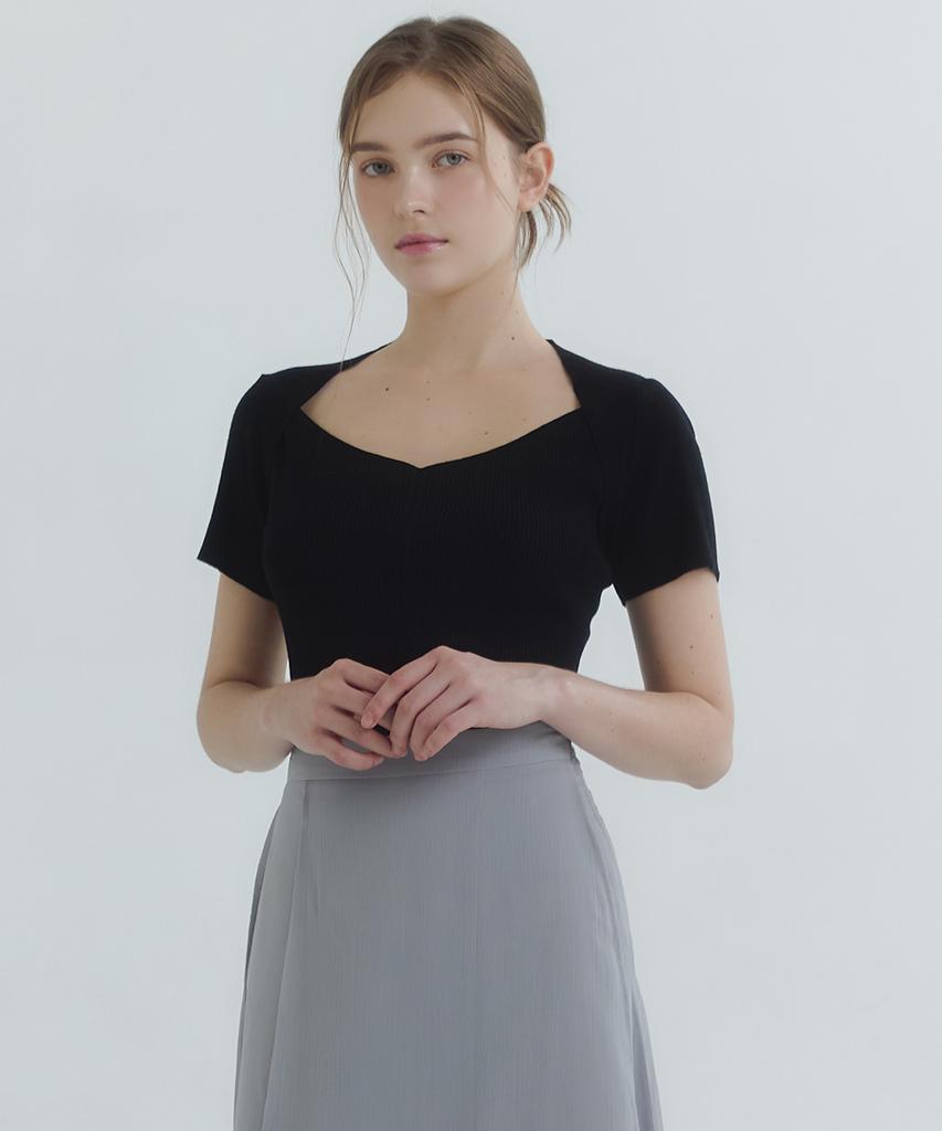 MICANE Joan Bolero - Layered Shorts Sleeve Knit