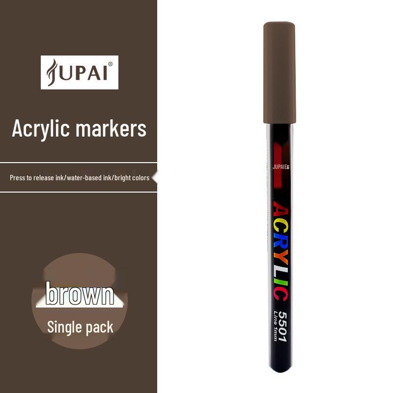 Pennarello acrilico gigante impilabile singolo per l'arte degli studenti, colore speciale non trasparente. Ideale per progetti con acquerelli e pittura.
