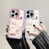 Applicable to Apple 11Promax Color Silver 11 New Trendy Creative Personality Niche Premium Yellow and Blue Puppy Mobile Phone Case
