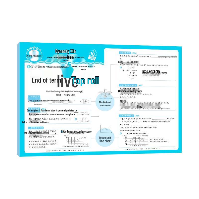 Wang Chaoxia Loose-leaf Exam Papers: Aim for 100 Points Series Grade 5 - Semester 2