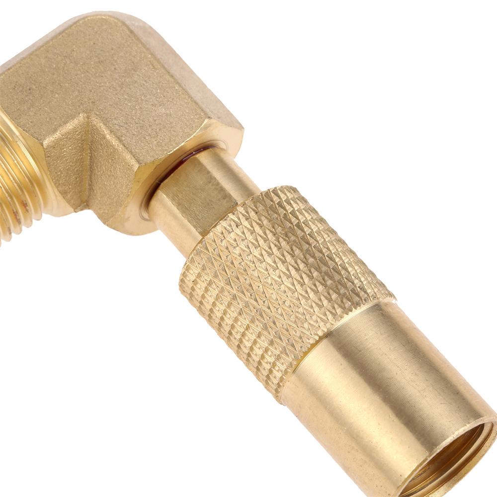 Low Pressure 3/8" Male Flare Propane Elbow Adapter For 17'' and 22''