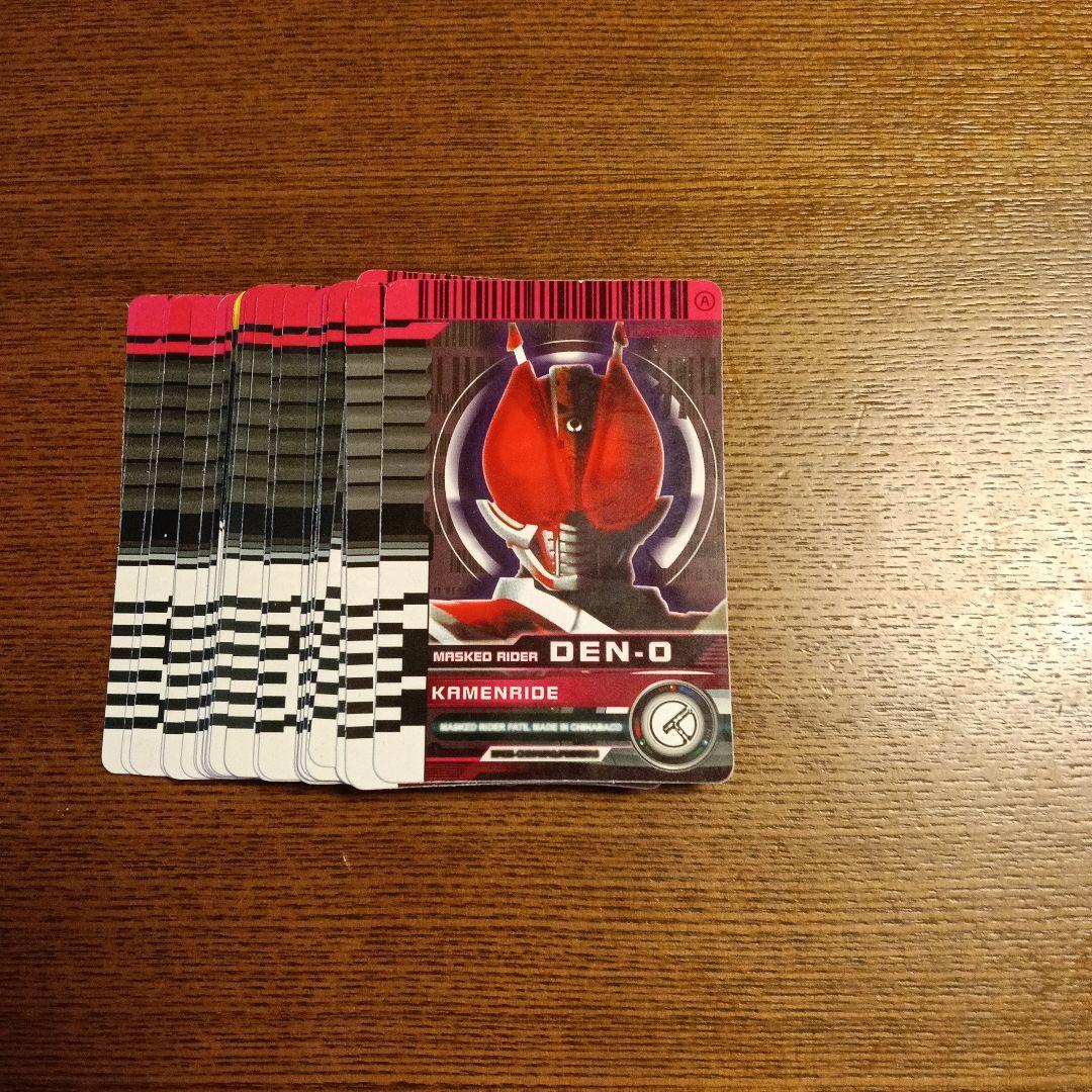 Used [Kamen Rider Decade] CSM Rider Card Den-O 27 pieces