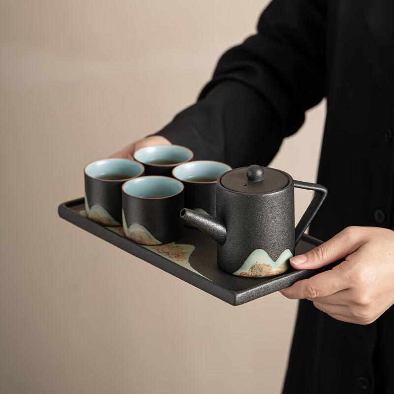 Su-style Hand-Painted Ceramic Tea Set Gift Box