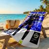 Mbappe Personalisiere deinen Namen Strandtuch Schnelltrocknend Weiche Mikrofaser