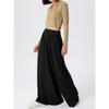 New Style Women's Summer Loose Dance Waist Trousers Drape Casual Solid Color High Waist Wide Leg Pants