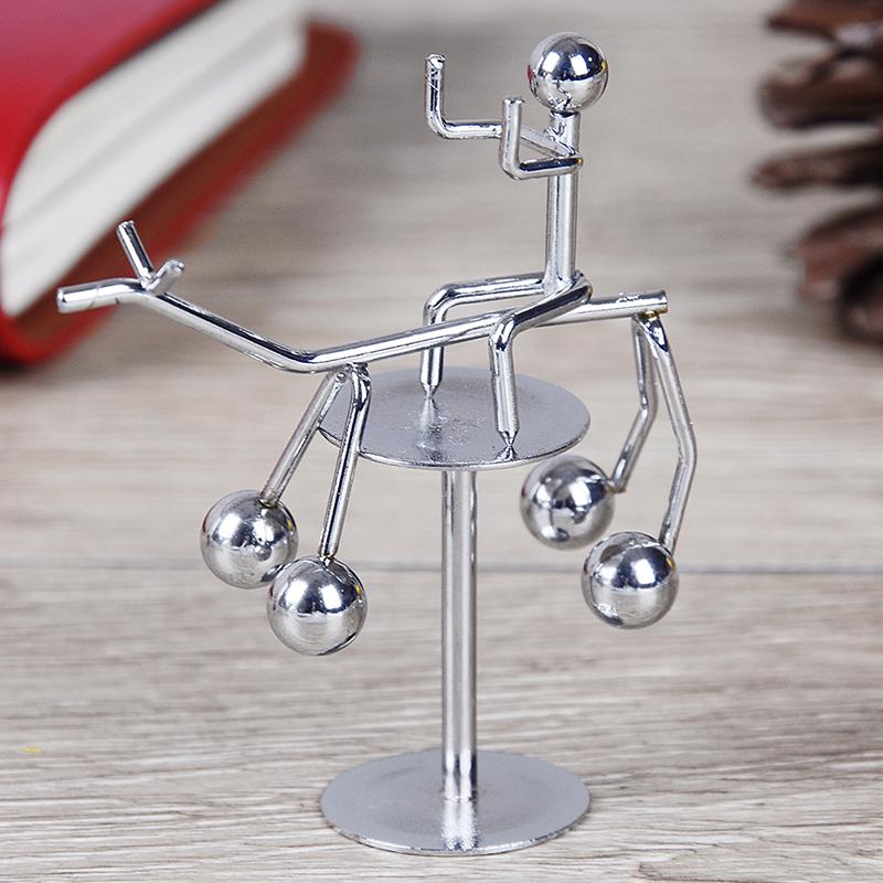 Mini Newton'S Cradle Balance Balls Physics Classic Science Fun Desk Toys Office