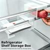 Fridge Food Storage Organizer Slide Under Shelf Transparent BPA Free Plastic Box for Kitchen Fruit Vegetable Pantry Use