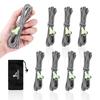 Corda Dyneema Corda de Estaca 2mm Corda de Barraca Paracord com Refletor