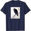 Japanese Art Japanese Woodblock Art Print Crow Kyosai T-Shirt Streetwear Casual Cotton Daily Four Seasons Tees Mens T Shirts