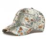 Retro Ethnic Jacquard Baseball Cap for Women Men Chinese Style Structured Peaked Hat Luxury Floral Embroidery Sun Hat Face Slimming Outdoor Casual Cap