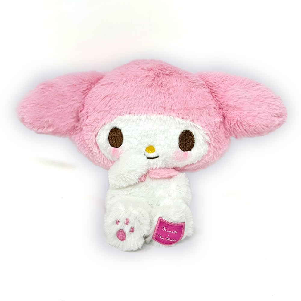 My Melody & Kuromi Plüschtier Offizielles Merchandise Ca.. B22 x H16cm (3er Set)