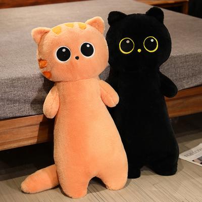 Cute Cat Plush Toy Stuffed Animal Black Cat Throw Pillow Cushion   Big Size Toy Children Birthday Gift  for Boy Girl