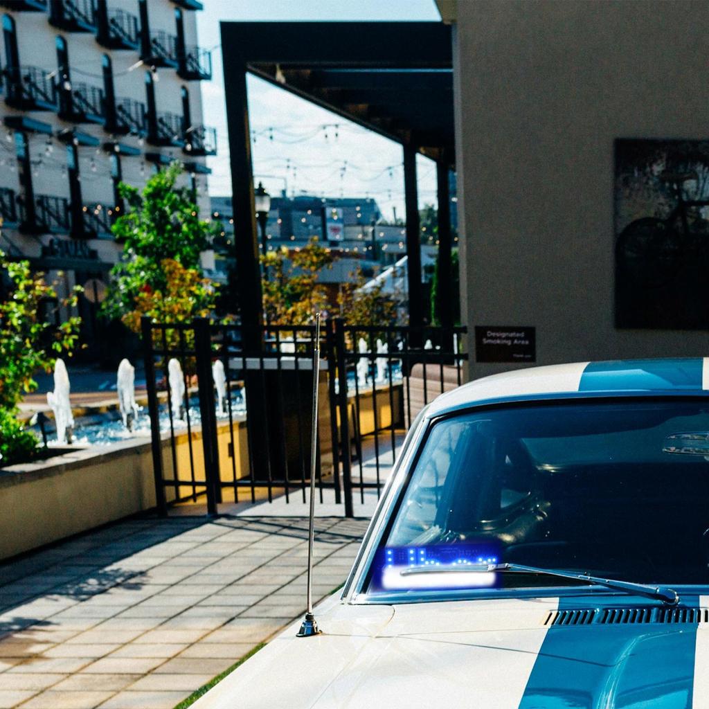 Car LED Light With Suction Cup Car Light High Brightness Visual Effect Eye-catching