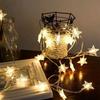 10M 80 LED Star Light String Twinkle Garlands Battery Powered Christmas Lamp Holiday Xmas Party Wedding Decorative Fairy Lights