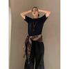 Jazz dance fart curtain hip scarf exotic ethnic style shawl scarf multifunctional belt accessories vintage niche waist chain