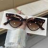 Cat Eye Shape Sunglasses Women Rivets Decoration UV Protection Men Sunglass Fishing Mountaineering Women's Sunglasses