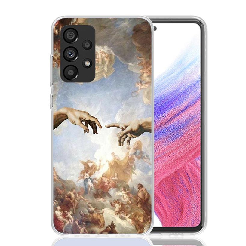 Renaissance Art Painting Phone Case For Samsung Galaxy A13 A14 A15 A16 A53 A54 A55 A56 A33 A34 A35 A36 A23 A24 A25 A26 A05S A04S