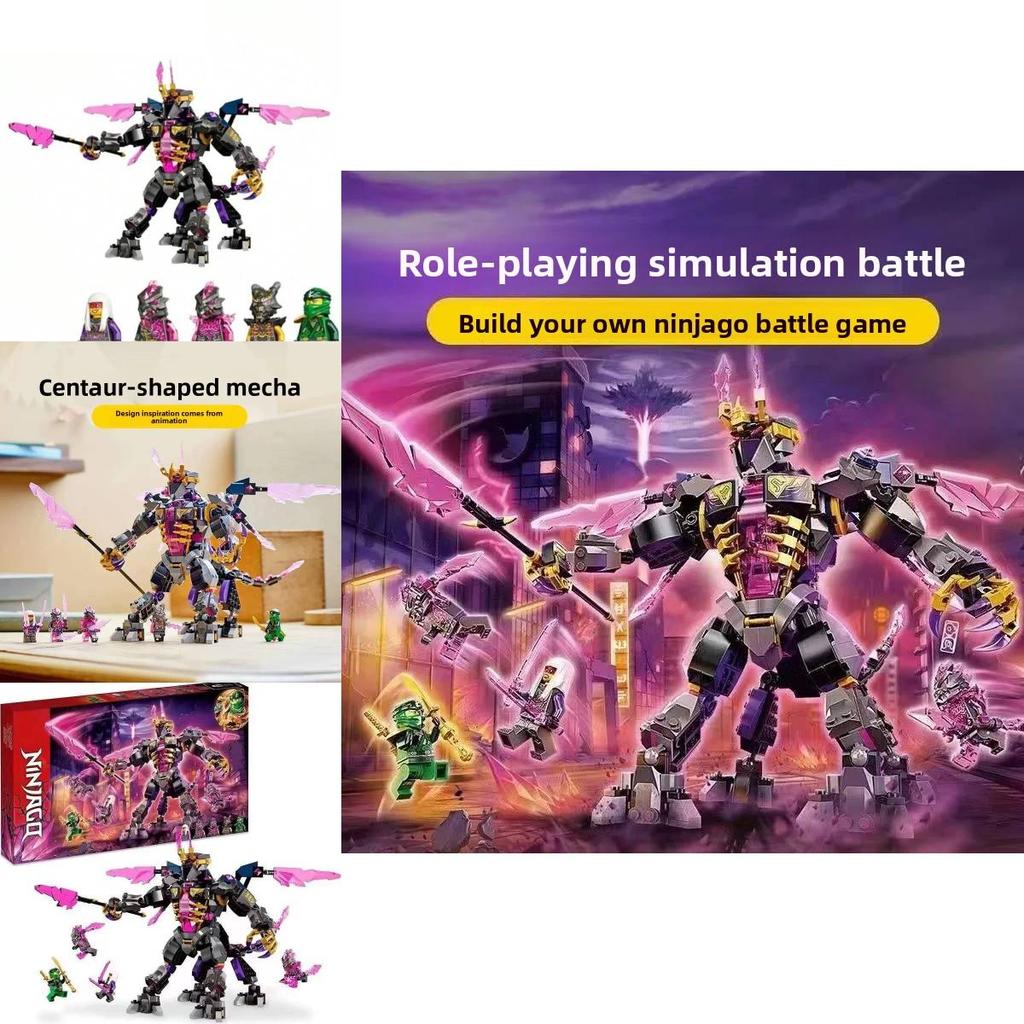 Ninjago Il Re di Cristallo Giocattolo Modello di Mattoncini Per Ragazzi Bambini Regalo da Collezione