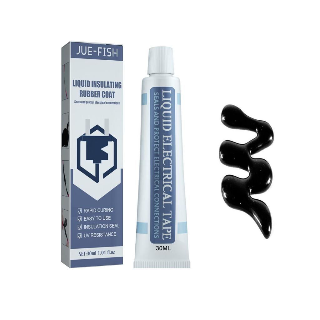 30/50 ML Flüssiges Isolierband Reparatur Gummi Elektrische Draht Kabel Mantel Fix Linie Kleber Breite Palette Flüssige Isolierung paste (1/3 Stück)
