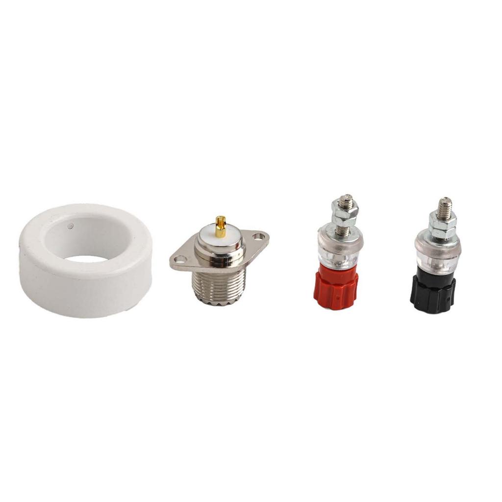 For HAM Balun DIY Kit for Radio Equipment For NXO100 130MHz Frequency Range Supports Various Antenna Balancers