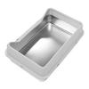 Stainless Steel Cat Litter Box with Lid High Sided Anti Splash Block Odors Easy to Clean Large Size