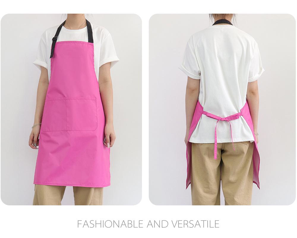 New Style Stain-Proof Neck Apron: Ultra-Thin, Custom Logo, Perfect for Kitchen, Painting, and Catering.