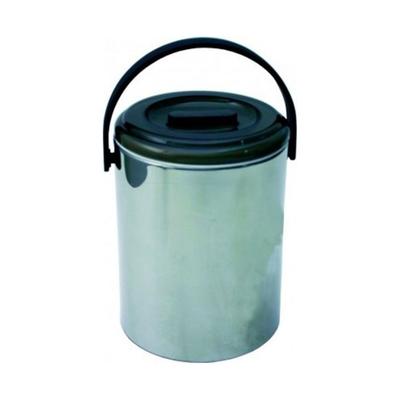 Wiaderko na lód - ICH-ZAPFE.DE - Stal nierdzewna - 1,6L - Wytrzymałe - Przenośne