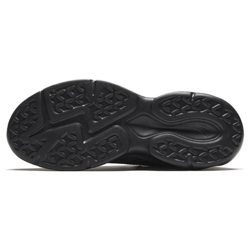 Anta Chaobai Gz Cushioning Anti-Slip And Wear-Resistant Low-Top Casual Shoes Men's Black Sneakers 112348812-8