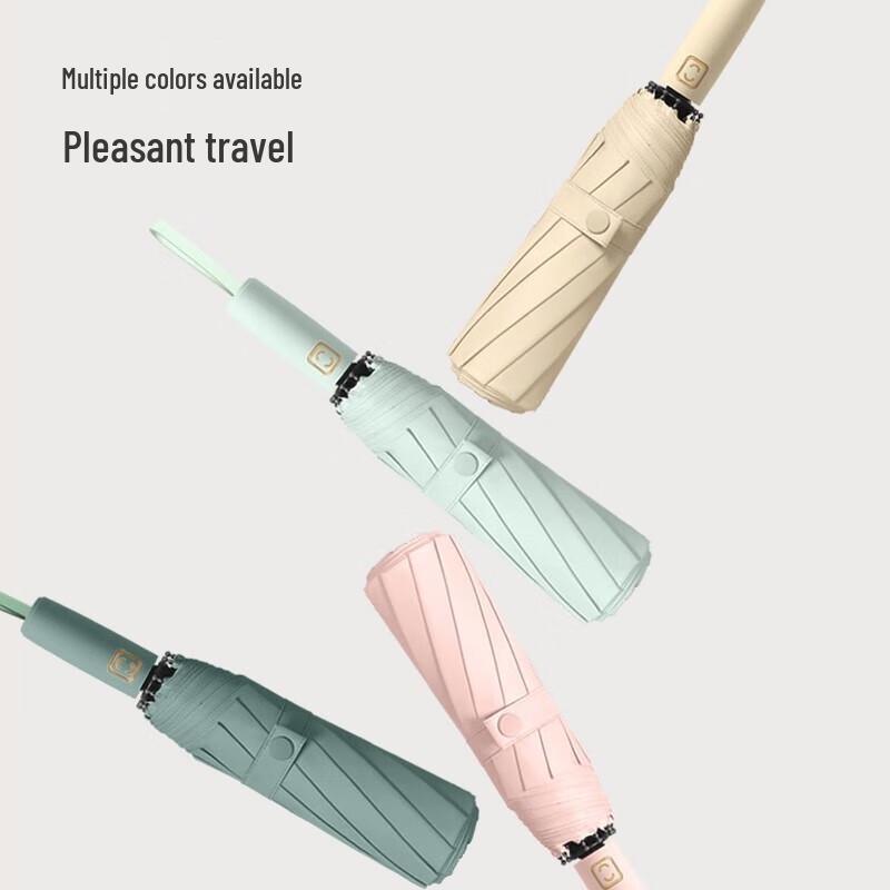 MAYDU Automatic Three-Fold UV Sun/Rain Umbrella