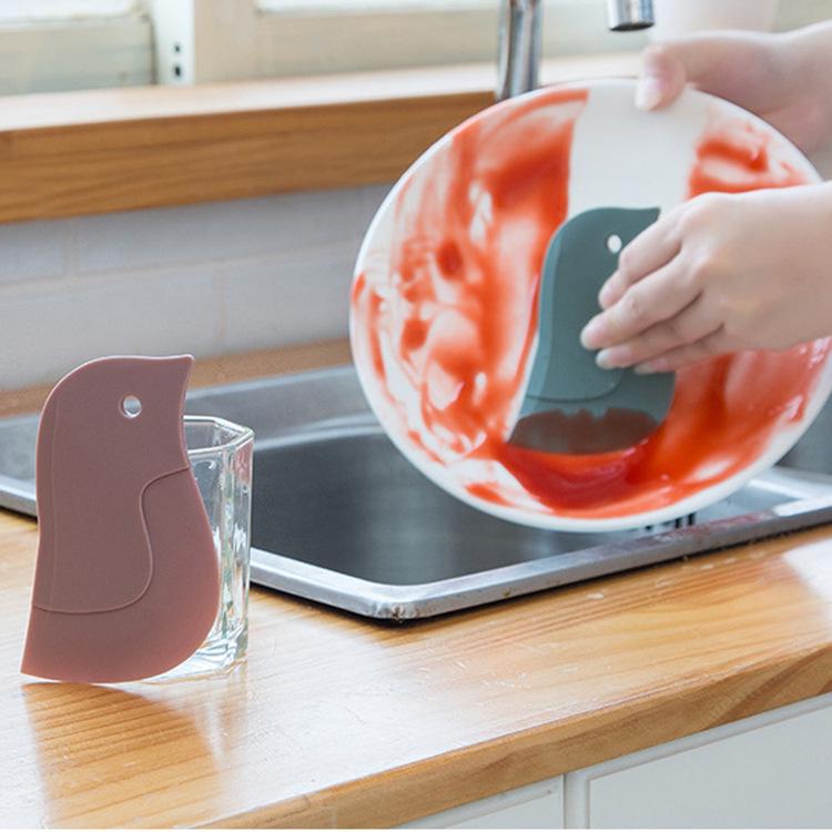 Penguin Soft Multifunctional Kitchen Oil and Baking Scraper