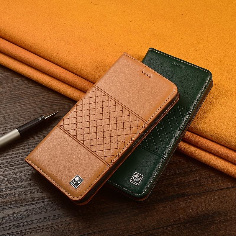 Nappa Genuine Leather Phone Case For Honor 7A 7X 7C 7S 8A 8S 8C 8X Max Magnetic Flip Cover Wallet Cases