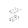 Tablette rectangle GROHE Start Cube chromé