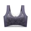 Nahtloser Spitzen-BH in großen Größen für Damen, der ohne Bügel einen schönen Rücken formt und sportliche Akzente setzt – ideal für sportliche Aktivitäten.