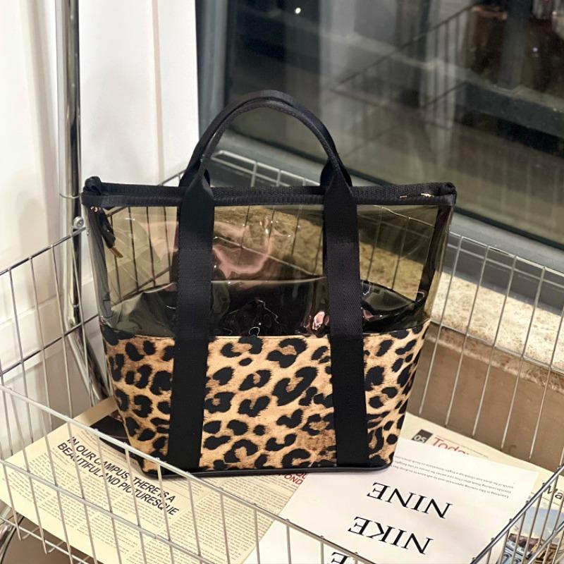 New Personalized Leopard Print Cosmetic Bag Cosmetic Bag Lipstick Perfume Eyeshadow Niche Storage Bag Large Capacity