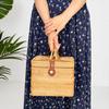 Rattan Basket with Lid, Picnic Basket, British Style, Square, Ata Bag, Storage Basket, Stylish Rattan Bag, Handmade in Vietnam, Natural Design,