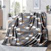 badminton Theme Printed Blanket - Perfect for Couch, Bed, Travel & Outdoor Use | Machine Washable, Cozy & Durable.