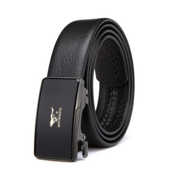 

Seven Wolves Men s Versatile Automatic Buckle Belt - Casual High-End Trouser Accessory and Holiday Gift 115 cm