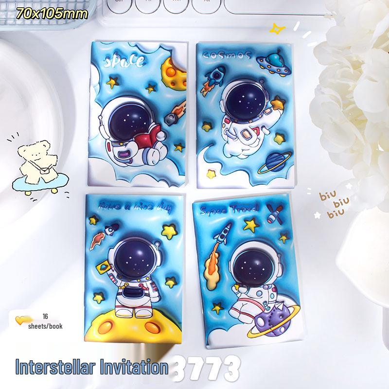Cartoon Mini Notebook - Portable and Cute Student Reward Workbook