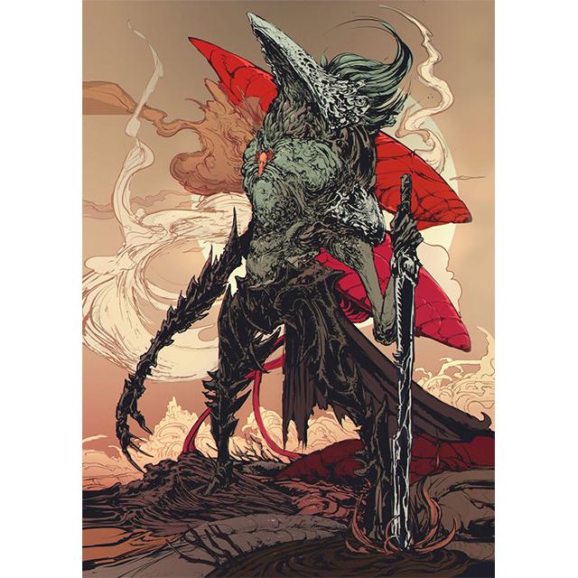 Abstract Magic Dark Monsters And Knights Prints Poster Canvas Painting Modern Wall Art Picture HD Living Room Bedroom Home Decor