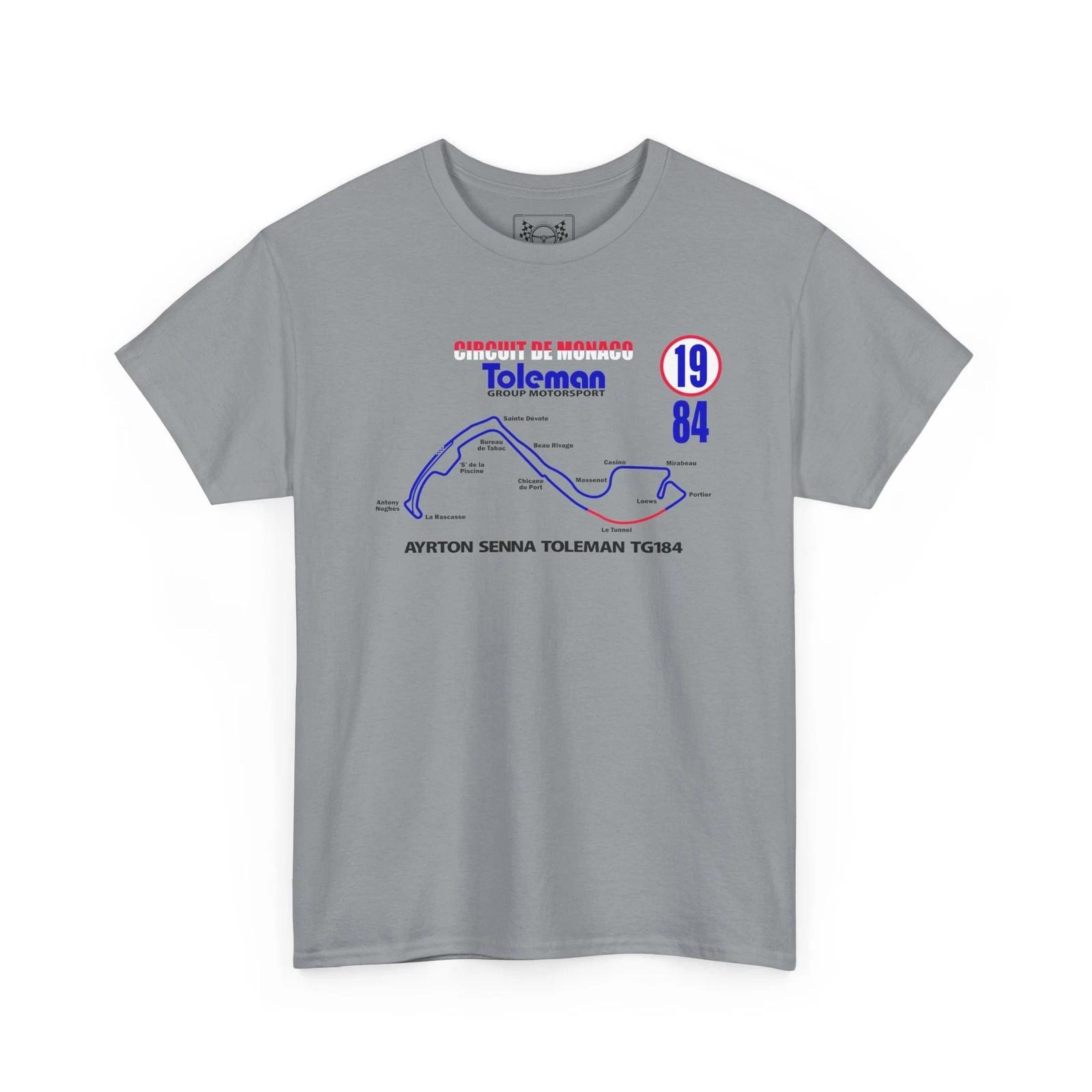 

Toleman Ayrton Senna Racing T-Shirt - Monaco GP Retro Tee - Formula Fans Gift 3XL