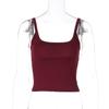 Streetwear Sexy Tank Top For Women With High Elastane And Cotton Blend