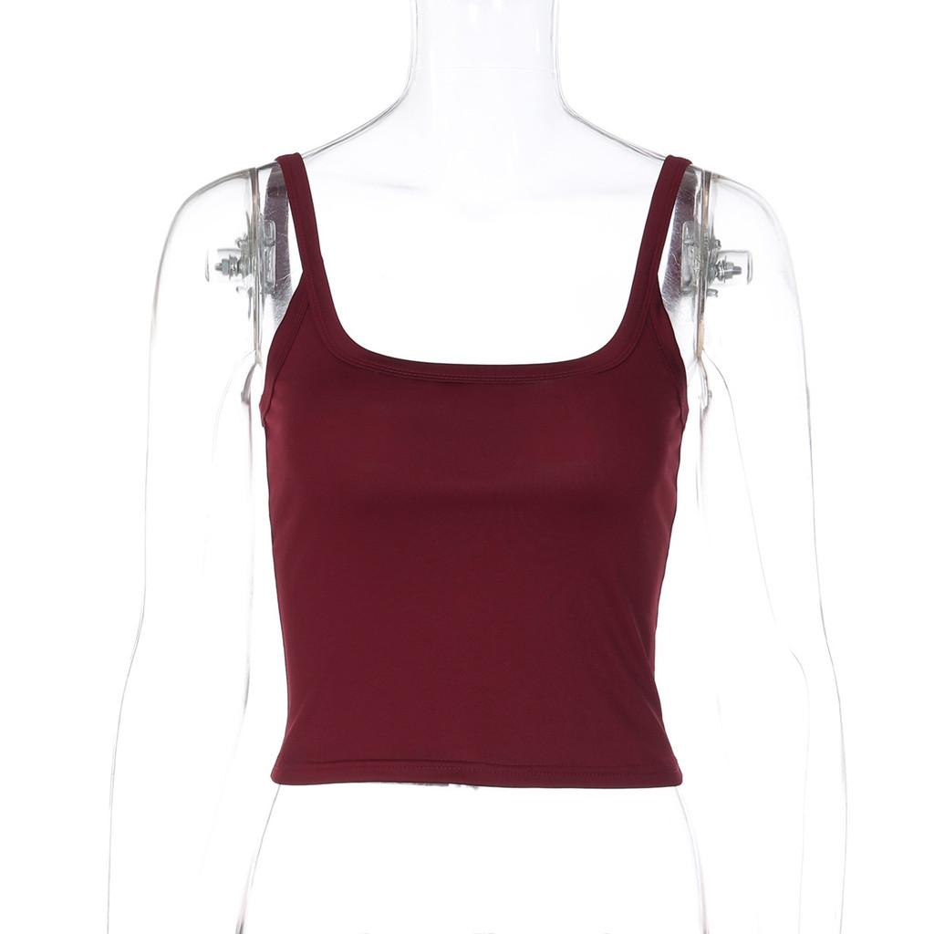 Streetwear Sexy Tank Top For Women With High Elastane And Cotton Blend
