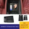 Armrest Storage Box For BMW X5 G05 X6 G06 2020-2026 X7 G07 2019-2026 Car Center Console Organizer Accessories