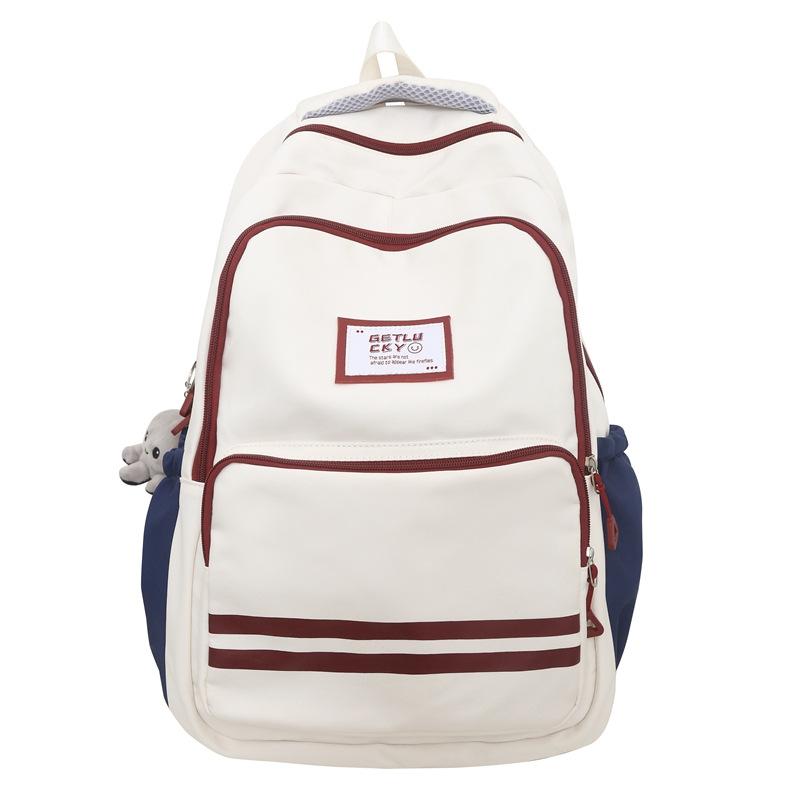 Male Schoolbag Female Campus Lightweight Large Capacity Backpack Junior High School Student Backpack